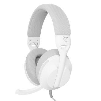 Slušalice White Shark Parrot WGH-2440, žičane, gaming, mikrofon, over-ear, PC, PS4, PS5, XBOX, bijele