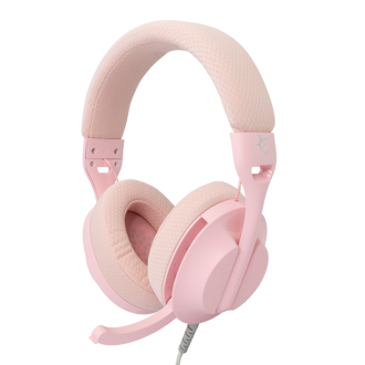 Slušalice White Shark Parrot WGH-2440, žičane, gaming, mikrofon, over-ear, PC, PS4, PS5, XBOX, roze