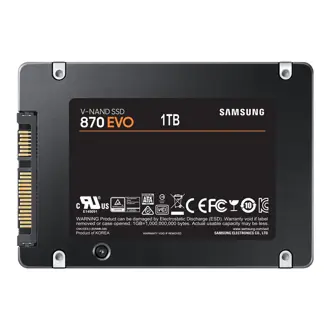 SSD Samsung 870 EVO, 2.5", 1TB, SATA3 6Gb/s, R560/W530