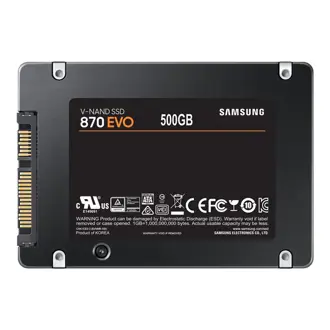 SSD Samsung 870 EVO, 2.5", 500GB, SATA3 6Gb/s, R560/W530