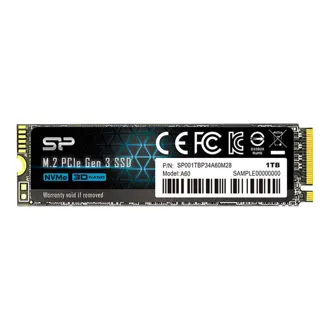 SSD Silicon Power P34A60, 1TB, M.2 NVMe PCIe Gen3, R2200/W1600