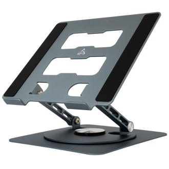 Stalak za prijenosno računalo SBOX CP-32, rotacijski, do 17", plavo-sivi