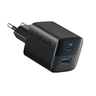 Strujni punjač Anker 323, 33W, USB-C, USB-A, crni