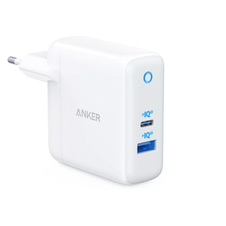 Strujni punjač Anker PowerPort PD+, 20W, USB-A, USB-C, bijeli