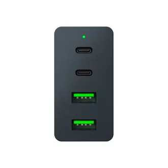 Strujni punjač Razer USB-C 130W GaN Charger, 130W, 2xUSB-C, 2xUSB-A, crni