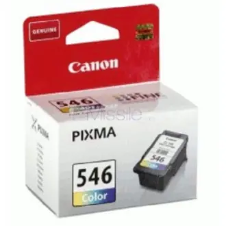 Tinta Canon CL-546, 8289B001, 8ml, boja (cijan, magenta, žuta), do 180 stranica, kompatibilna s PIXMA iP2850, MG2450, MG2550, MX495, MG2950, MG3050, TR4550, TS205, TS305, TS3350, TS3150, 1-pack