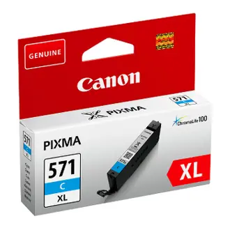 Tinta Canon CLI-571C XL, 0332C001, Cyan