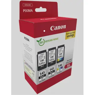 Tinta Canon PG-545XL + CL-546XL, 8286B013, 2 Black + 1 Color (Multipack)