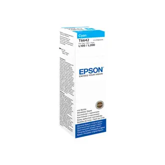 Tinta Epson T66424, C13T66424A, Cyan
