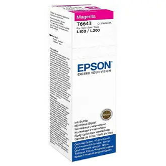 Tinta Epson T66434, C13T66434A, Magenta