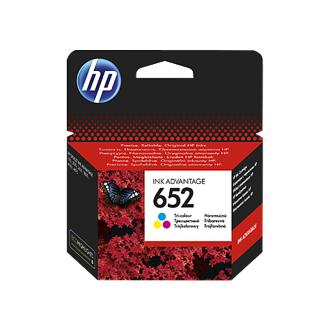 Tinta HP F6V24AE, No.652, Tri-color