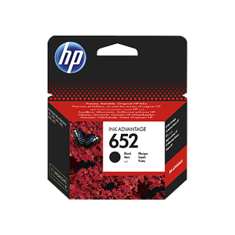 Tinta HP F6V25AE, No.652, Black