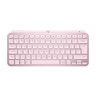 Tipkovnica Logitech MX Keys Mini, bežična, bijelo LED, roza