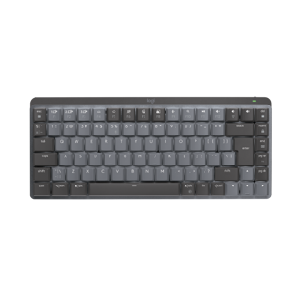 Tipkovnica Logitech MX Mechanical Mini, bežična, mehanička, tactile switches, TKL, US Layout, crna