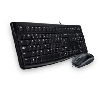 Tipkovnica + miš Logitech MK120, žičani, crni