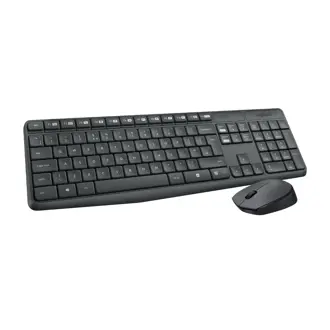 Tipkovnica + miš Logitech MK235, bežični, crni
