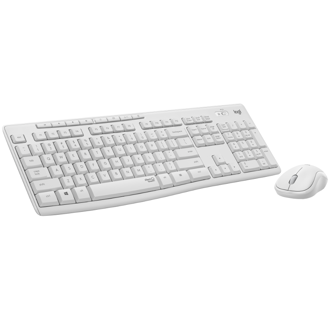 Tipkovnica + miš Logitech MK295, bežični, bijeli 