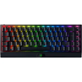 Tipkovnica Razer BlackWidow V3 Mini HyperSpeed, bežična, gaming, mehanička, yellow switches, TKL, RGB, crna, RZ03-03890300-R3W1