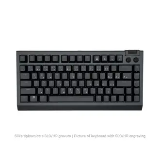 Tipkovnica Razer BlackWidow V4, žičana, gaming, mehanička, orange switches, US/HR Layout, RGB, TKL, crna, RZ03-05000100-R3M1