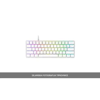 Tipkovnica Razer Huntsman Mini, žičana, gaming, optomehanička, linear optical switches, TKL, RGB, mercury, RZ03-03390400-R3M1 