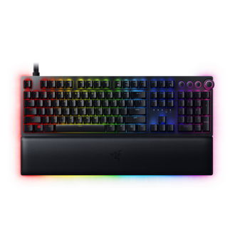 Tipkovnica Razer Huntsman V2 Analog, žičana, gaming, optomehanička, analog optical switches, RGB, crna, RZ03-03610100-R3M1