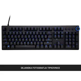 Tipkovnica Razer Huntsman V2, žičana, gaming, optomehanička, linear optical switches, US Layout, RGB, crna, RZ03-03930100-R3M1