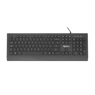 Tipkovnica SBOX K-33, žičana, HR Layout, crna