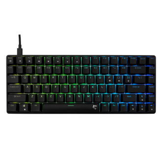 Tipkovnica White Shark GK-005121 Hamachi, žičana, gaming, mehanička, blue switches, US Layout, RGB, TKL, crna