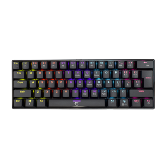 Tipkovnica White Shark GK-2022 Shinobi, žičana, gaming, mehanička, brown switches, TKL, US Layout, LED, crna