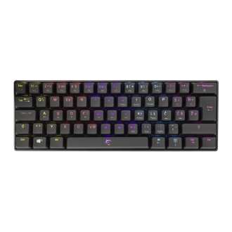 Tipkovnica White Shark GK-2022 Shinobi, žičana, gaming, mehanička, red switches, TKL, HR Layout, RGB, crna