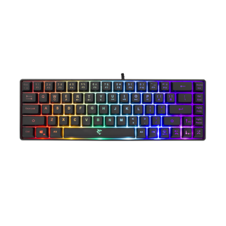 Tipkovnica White Shark GK-2201 Ronin, žičana, gaming, membranska, US Layout, LED, TKL, crna