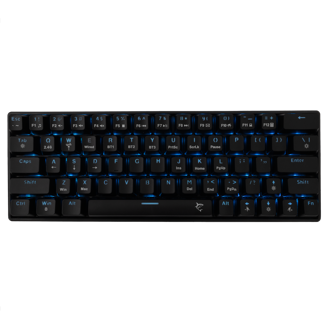 Tipkovnica White Shark Premium Line GK-003111 Kaiken, bežična, bluetooth, gaming, mehanička, red switches, TKL, US layout, RGB, crna