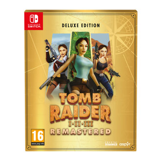 Tomb Raider I-III Remastered Starring Lara Croft - Deluxe Edition (Switch)