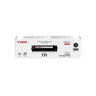 Toner Canon CRG-731, Black, kapacitet ispisa 1400 stranica, 2 god