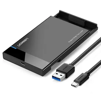 Vanjsko kućište Ugreen, 2.5" SATA HDD/SSD, USB 3.1, crno