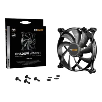 Ventilator za kućište Be quiet! Shadow Wings 2, 140mm, PWM, crni