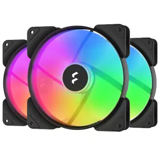 Ventilator za kućište Fractal Aspect 12 RGB PWM, 120mm, crni (3 komada)
