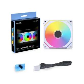 Ventilator za kućište Lian Li Uni Fan SL-Infinity 140 ARGB, PWM, 140mm, bijeli