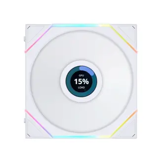 Ventilator za kućište Lian li Uni Fan TL LCD ARGB, PWM, 140mm, bijeli