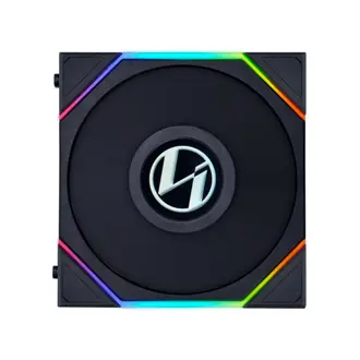 Ventilator za kućište Lian li Uni Fan TL LCD Reverse Blade ARGB, PWM, 120mm, crni