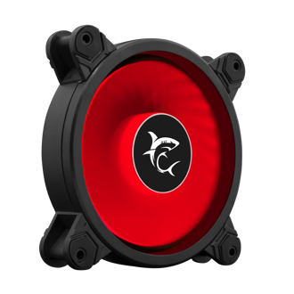 Ventilator za kućište White Shark 1260-01W-R Dash, 120mm, crveno LED, crni