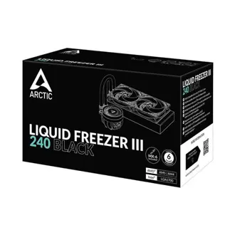 Vodeno hlađenje Arctic Liquid Freezer III 240, 2x120mm, Intel i AMD, crno