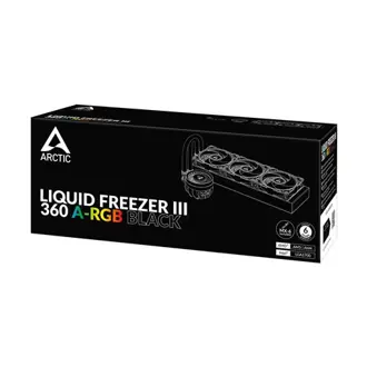 Vodeno hlađenje Arctic Liquid Freezer III 360 A-RGB, 3x120mm, Intel i AMD, crno