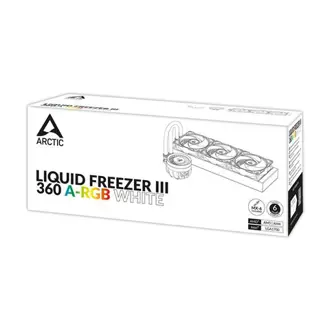 Vodeno hlađenje Arctic Liquid Freezer III 360 A-RGB, 3x120mm, Intel i AMD, bijelo