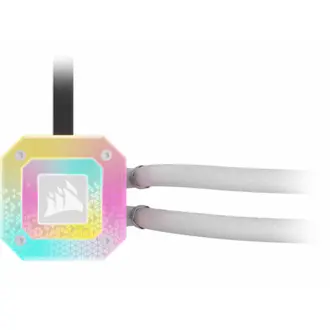 Vodeno hlađenje Corsair iCUE H100i Elite Capellix XT, 2x120mm, Intel i AMD, bijelo