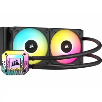 Vodeno hlađenje Corsair iCUE H100i Elite Capellix XT, 2x120mm, Intel i AMD, crno