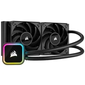 Vodeno hlađenje Corsair iCUE H100i RGB Elite, 2x120mm, Intel i AMD, crno