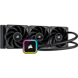 Vodeno hlađenje Corsair iCUE H150i RGB Elite, 3x120mm, Intel i AMD, crno