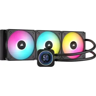 Vodeno hlađenje Corsair iCUE H170i Elite LCD XT, 3x140mm, Intel i AMD, crno