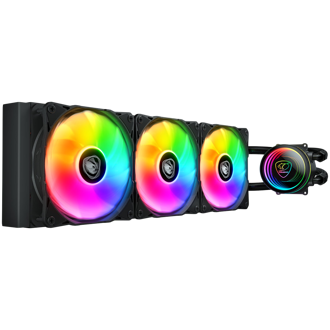 Vodeno hlađenje Cougar Poseidon Elite ARGB 360, 3x120mm, Intel i AMD, crno